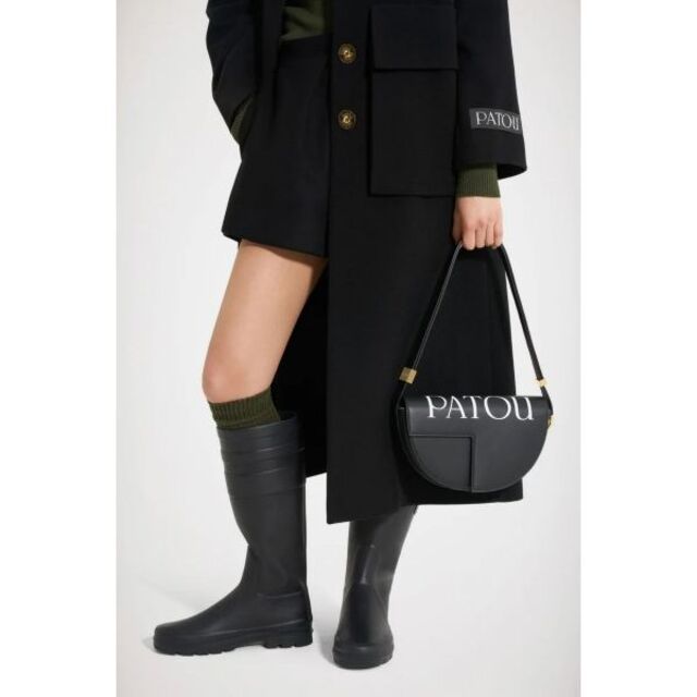 PATOU Le Patouバッグ ブラック&ホワイト 今年の新作から定番まで