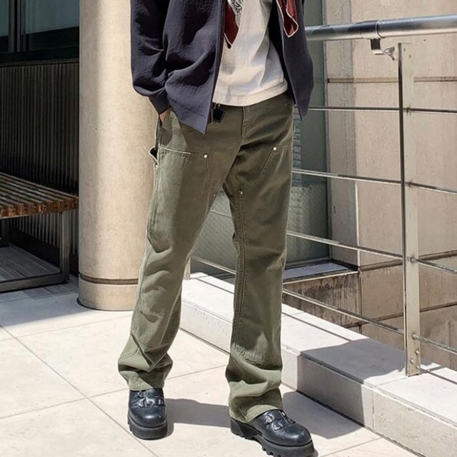 ペインター フレア パンツ メンズ ストリート スニーカー 好きに