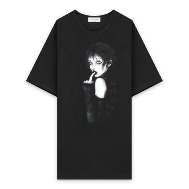 Yohji Yamamoto(ヨウジヤマモト)のyohji yamamoto MAHABARA 女インジェクトプリントTシャツ メンズのトップス(Tシャツ/カットソー(半袖/袖なし))の商品写真