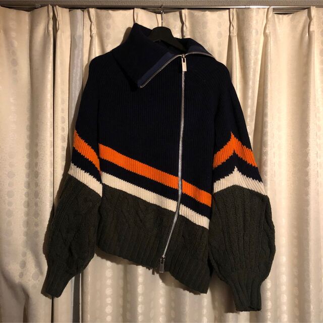 sacai(サカイ)のsacai ニットジャケット レディースのトップス(ニット/セーター)の商品写真