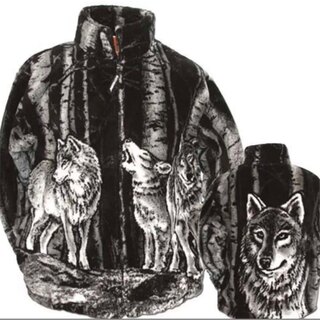 Black Mountain Wolf Fleece Jacket 試着のみ(その他)