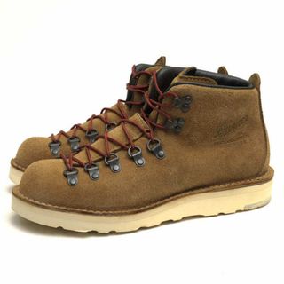 ダナー(Danner)のダナー／Danner マウンテンブーツ トレッキングブーツ シューズ 靴 メンズ 男性 男性用スエード スウェード レザー 革 本革 ブラウン 茶  D-45500X MOUNTAIN LIGHT TAN SUEDE マウンテンライト タンスエード Vibramソール 定番(ブーツ)