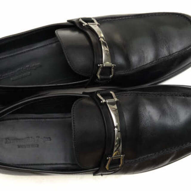 Ermenegildo Zegna(エルメネジルドゼニア)のゼニア／Ermenegildo Zegna ビットローファー シューズ 靴 メンズ 男性 男性用レザー 革 本革 ブラック 黒  A1553X スリッポン メンズの靴/シューズ(ドレス/ビジネス)の商品写真