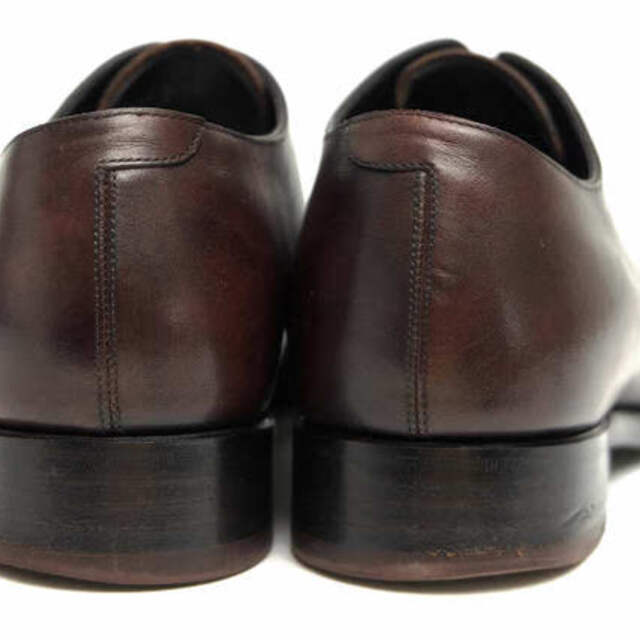 シェットランドフォックス／SHETLANDFOX シューズ ビジネスシューズ 靴 ビジネス メンズ 男性 男性用レザー 革 本革 ダークブラウン 茶 ブラウン  057F DUKE WHOLE-CUT デューク ホールカット プレーントゥ グッドイヤーウェルト製法 3