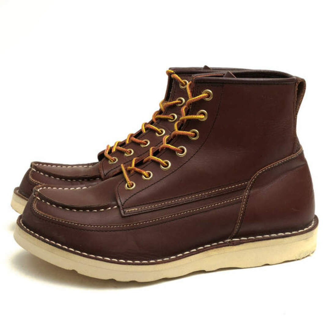 ダナー／Danner チャッカブーツ シューズ 靴 メンズ 男性 男性用レザー 革 本革 ブラウン 茶  D1322 DCM OLNEY オルニー ポストマンブーツ プレーントゥ クレープソール ヴィンテージ加工