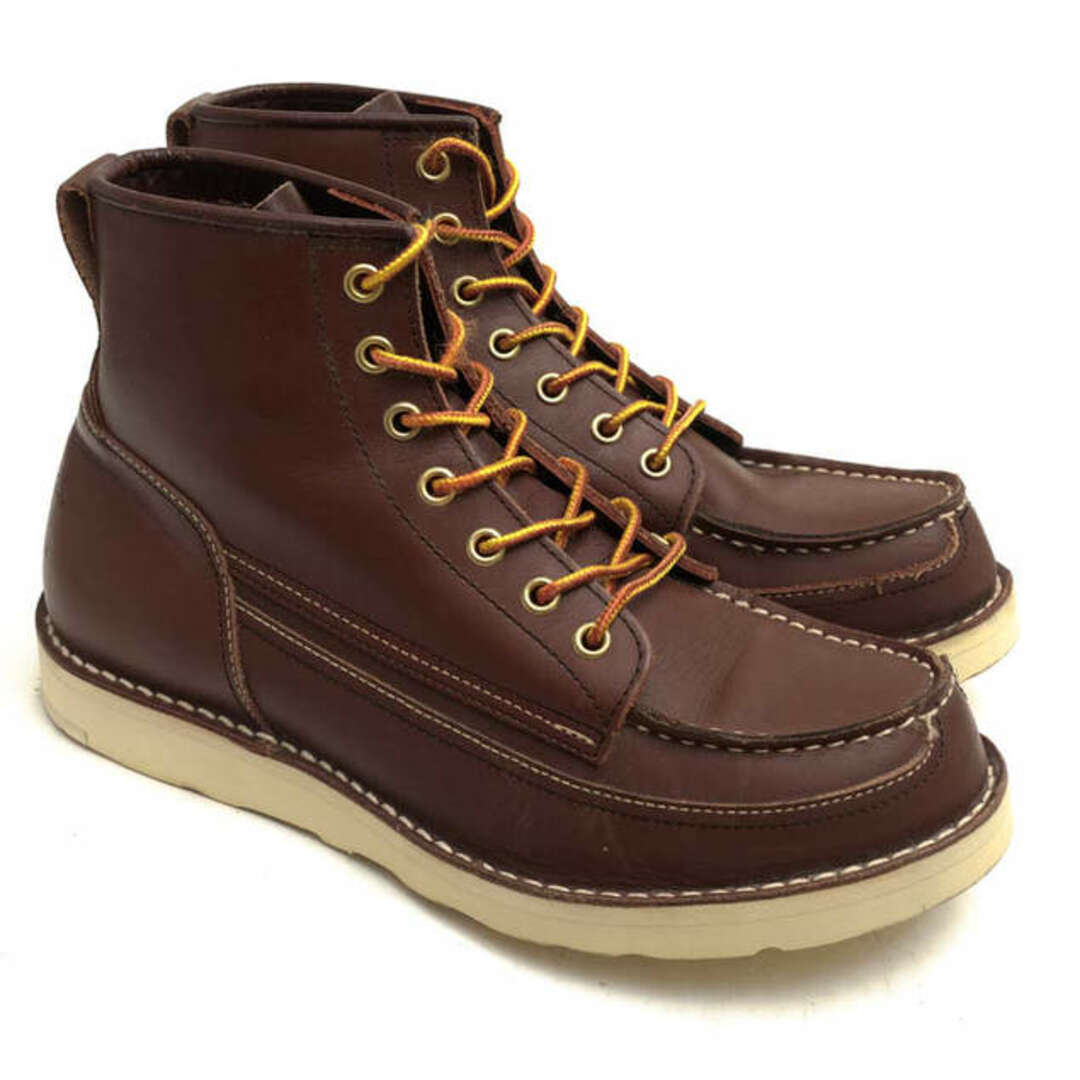 ダナー／Danner チャッカブーツ シューズ 靴 メンズ 男性 男性用レザー 革 本革 ブラウン 茶  D1322 DCM OLNEY オルニー ポストマンブーツ プレーントゥ クレープソール ヴィンテージ加工