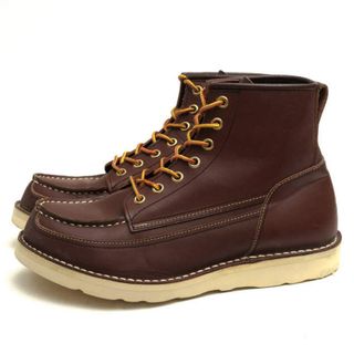 ダナー／Danner ワークブーツ シューズ 靴 メンズ 男性 男性用レザー 革 本革 レッド ブラウン 赤 茶 D-4121 CAMALLI 2  モックトゥ Vibramソール