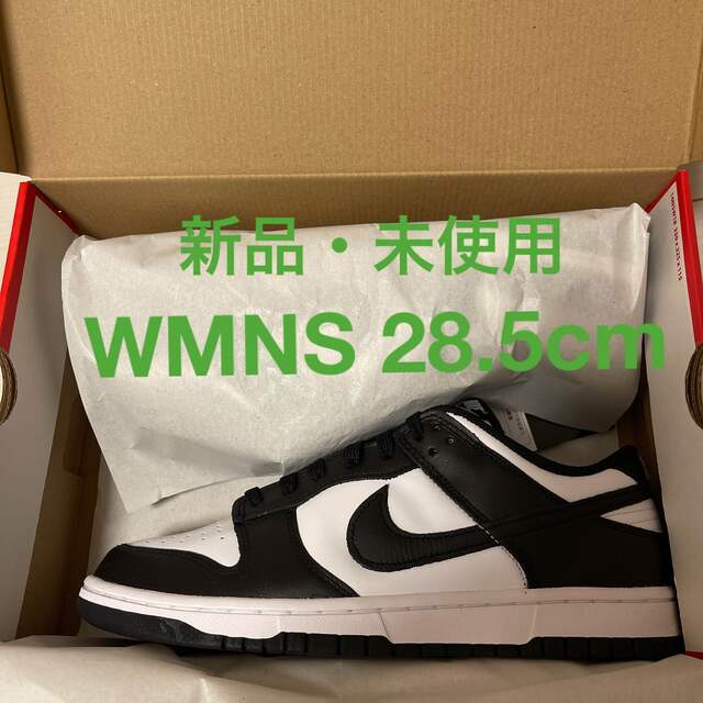 靴/シューズNike WMNS Dunk Low "White/Black" パンダ