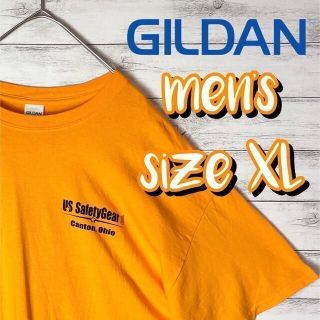 GILDAN - 【US古着 送料無料】ギルダン デザインTシャツ サイズXL イエロー