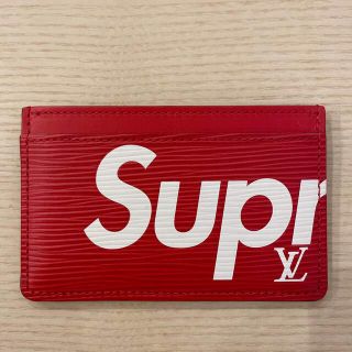 シュプリーム(Supreme)の激レア　ルイヴィトン カードケース エピ赤 ポルトカルトサーンプル シュプリーム(名刺入れ/定期入れ)