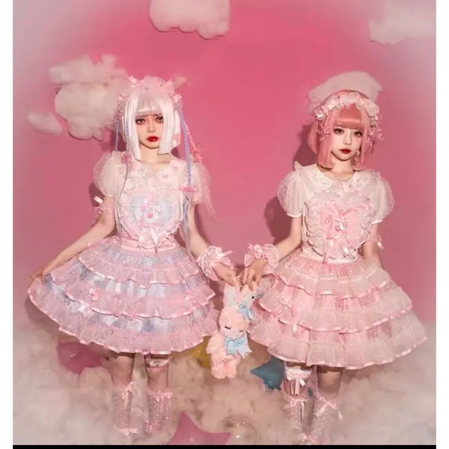 Angelic Pretty(アンジェリックプリティー)のゆめかわアイドル衣装♡ コスプレ ハンドメイド製作 エンタメ/ホビーのコスプレ(衣装)の商品写真