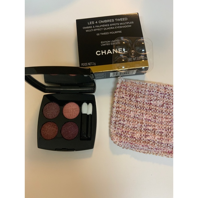 シャネル　ルキャトルオンブル　ツイード02 限定アイシャドウCHANEL