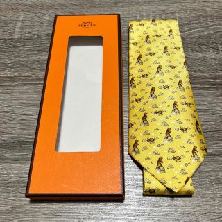 エルメス(Hermes)の未使用　エルメス　ネクタイ　クマ柄　シルク(ネクタイ)