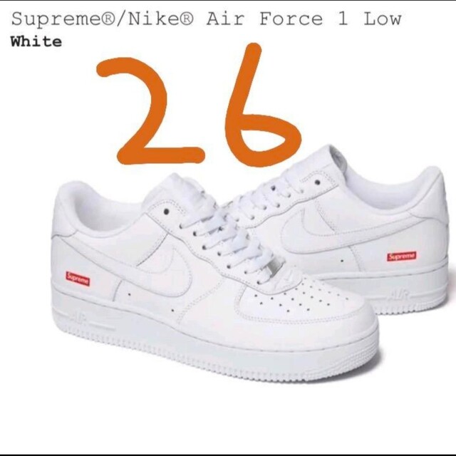 Supreme × Nike Air Force 1 Low "White"