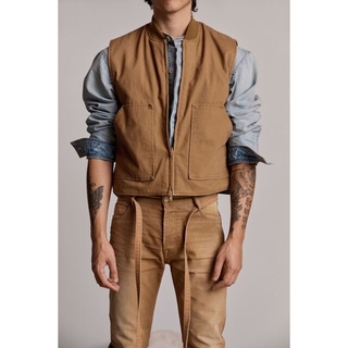 FEAR OF GOD - Fear Of God Canvas Work Vest Rust の通販 by f ...