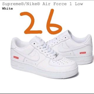 シュプリーム(Supreme)のSupreme × Nike Air Force 1 Low "White"(スニーカー)