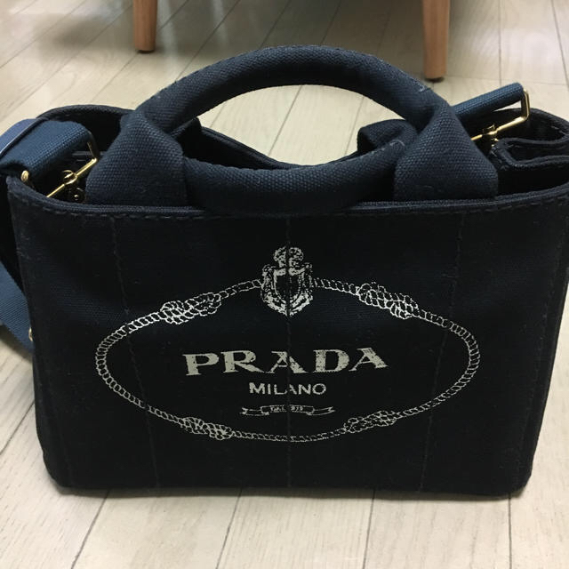 PRADA - PRADAカナパSサイズショルダー付き美品の通販 by neco's shop