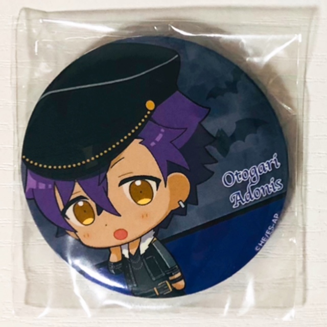 新品★あんスタ★UNDEAD【乙狩アドニス】カラオケの鉄人★缶バッジ エンタメ/ホビーのアニメグッズ(バッジ/ピンバッジ)の商品写真