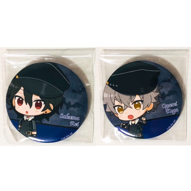 新品☆あんスタ☆UNDEAD【朔間零＆大神晃牙】カラオケの鉄人☆缶バッジ☆セット