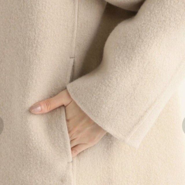 DEUXIEME CLASSE - Deuxieme Classe CASH FLEECE ロングリバーコートの ... Deuxieme Classe カシミヤCASH FLEECEロングリバーコート