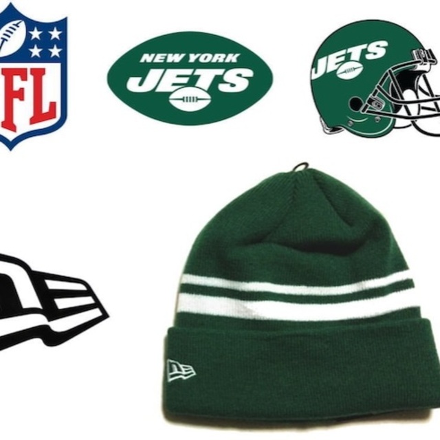 【送料無料】ニューエラ NY ジェッツ ニットキャップ グリーン ニューエラ NY JETS ジェッツニットキャップ ジェッツOTC