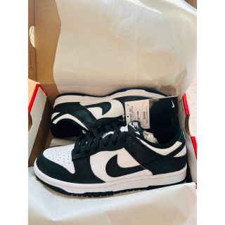 ナイキ(NIKE)のNIKE WMNS DUNK LOW Panda 24.0cm 白 黒(スニーカー)