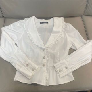 ザラ(ZARA)のZARA ジャケット風　ブラウス　新品　未使用(シャツ/ブラウス(長袖/七分))