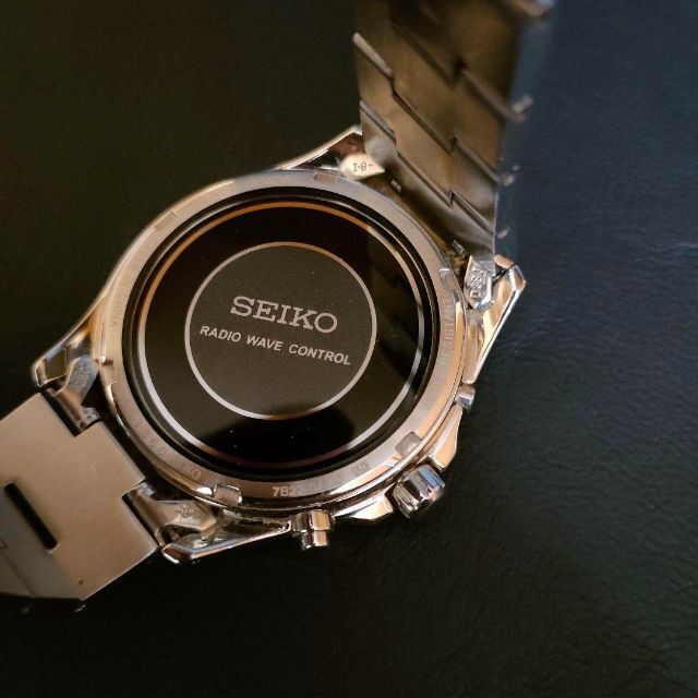 SEIKO - 美品【稼働品】SEIKO セイコー 7B22-0AZ0 電波ソーラー メンズ