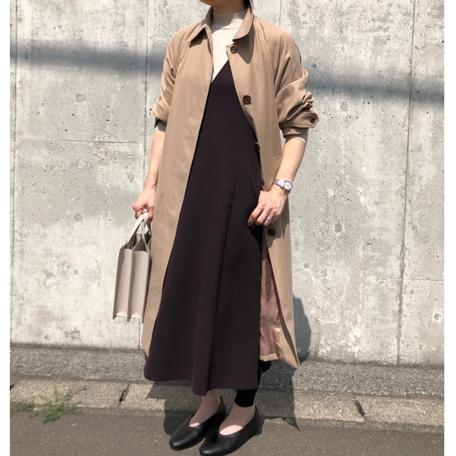 ステンカラーコート XL BEIGE UNIQLOU