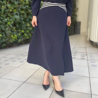 ボーダーズアットバルコニー(BORDERS at BALCONY)のkiki様専用BORDERS at BALCONY 38 FLARE SKIRT(ロングワンピース/マキシワンピース)