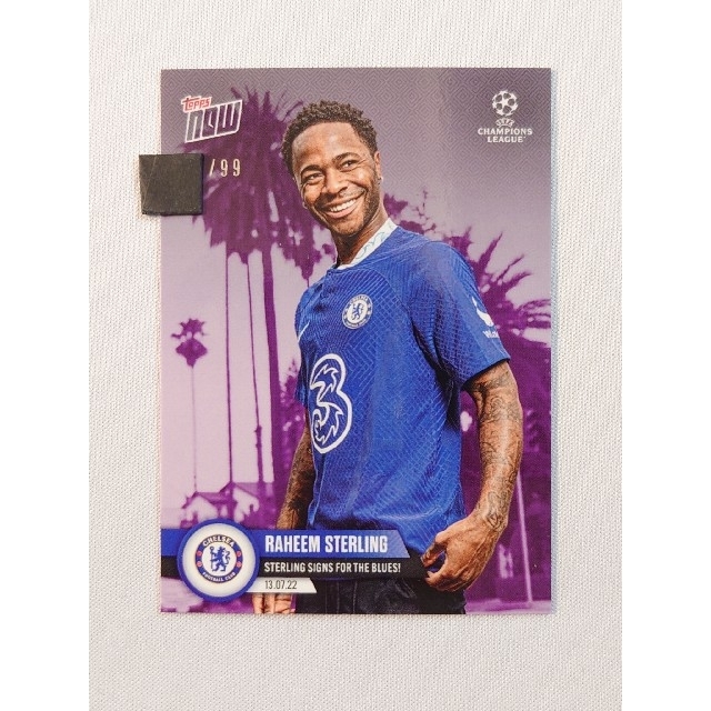 99シリ ucl topps now ラヒーム・スターリング card