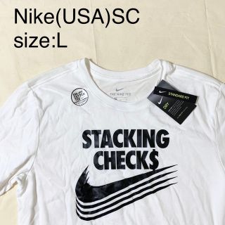 ナイキ(NIKE)のNike(USA)SCビンテージコットングラフィックTシャツ　ホワイト(Tシャツ/カットソー(半袖/袖なし))