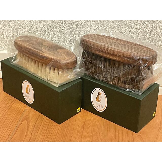 靴磨き/Shoeshine】馬/豚/山羊毛ブラシ 江戸屋×Brift H 新品 - その他 靴磨き/Shoeshine】馬/豚/山羊毛ブラシ 江戸屋×Brift H 新品 - その他
