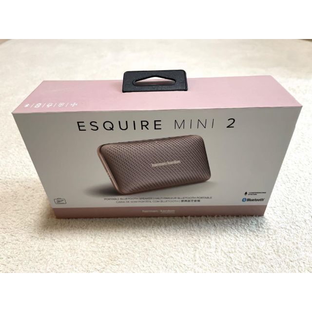 新品開封品 Esquire Mini2 harman/kardon スマホ/家電/カメラのオーディオ機器(スピーカー)の商品写真