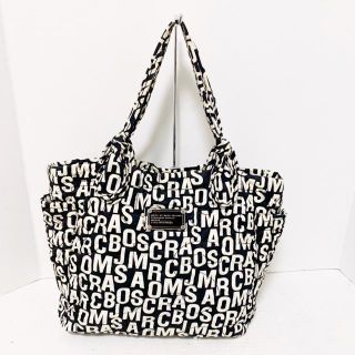 マークバイマークジェイコブス(MARC BY MARC JACOBS)のマークバイマークジェイコブス - 黒×白(トートバッグ)