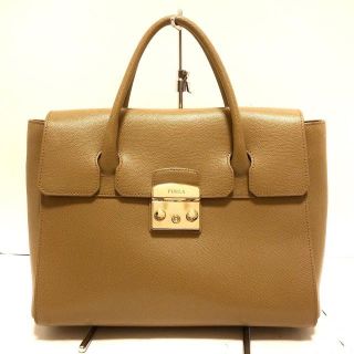 フルラ(Furla)のフルラ ハンドバッグ美品  G6568 レザー(ハンドバッグ)