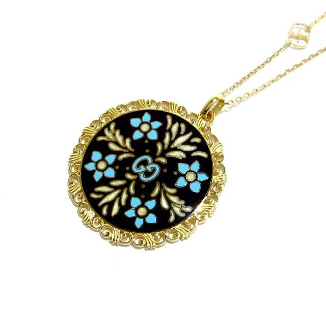 人気急上昇】 Gucci フラワー K18YG ネックレス美品 グッチ