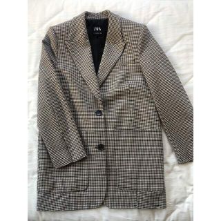 ザラ(ZARA)の（yui様）チェックジャケット　ZARA(テーラードジャケット)