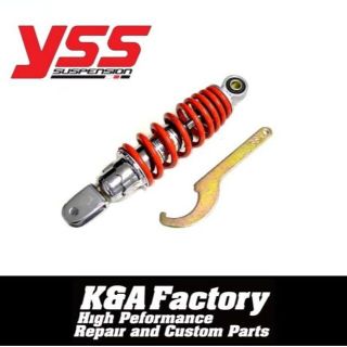 ヤマハ(ヤマハ)のYSS Racing製 JOG系リアショック 230mm シルバー/レッド(パーツ)