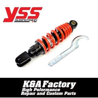 ヤマハ(ヤマハ)のYSS Racing製 JOG系リアショック 230mm ブラック/レッド(パーツ)