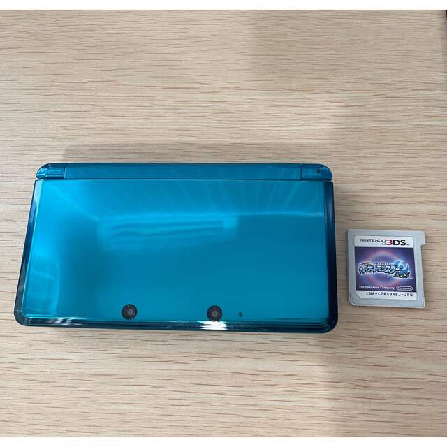 ニンテンドー3DS(ニンテンドー3DS)のNintendo 3DS アクアブルー エンタメ/ホビーのゲームソフト/ゲーム機本体(携帯用ゲーム機本体)の商品写真