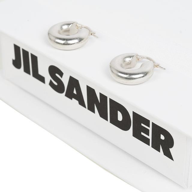 JIL SANDER ジルサンダー シルバーピアス ジュエリー ヨーロッパ正規品 837312 84002 041 新品