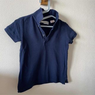 ザラキッズ(ZARA KIDS)の【サイズ98】ザラベビー ポロシャツ ネイビー(Tシャツ/カットソー)