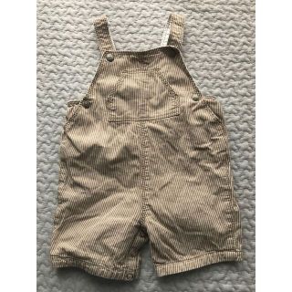 プチバトー(PETIT BATEAU)のプチバトー　オーバーオール　12m(カバーオール)