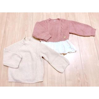 ザラ(ZARA)のこな5759様　ニット2点セット　アプレレクール　ザラ　90 100(ニット)