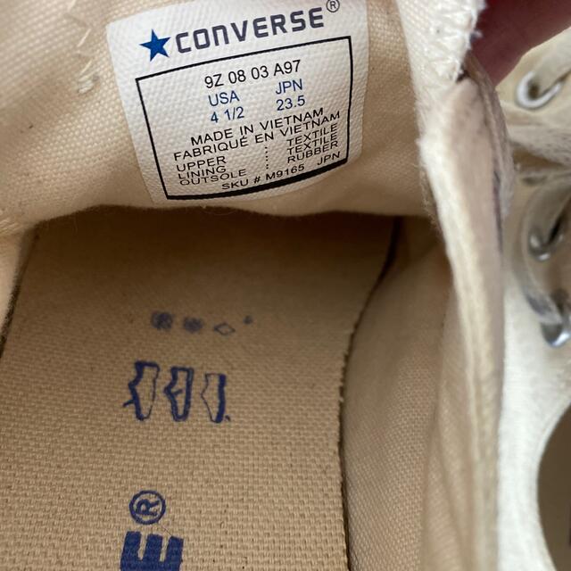 CONVERSE(コンバース)の＊ コンバース オールスター ローカット《アイボリー》 レディースの靴/シューズ(スニーカー)の商品写真