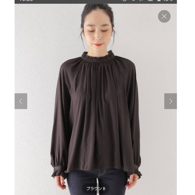 Plage(プラージュ)の美品！ Plage bright chiffon ブラウス レディースのトップス(シャツ/ブラウス(長袖/七分))の商品写真