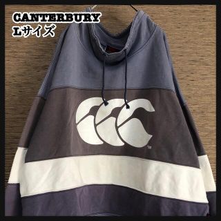 カンタベリー(CANTERBURY)のカンタベリー】スウェット　モックネック　デカロゴ　裏毛　アースカラー　K３(スウェット)