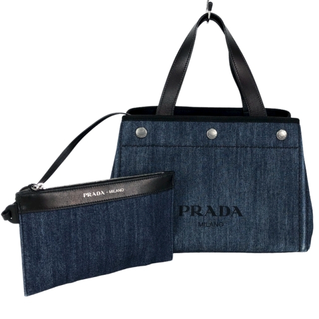 新しいブランド PRADA 【中古】 ハンドバッグ 2wayハンドバッグ レザー