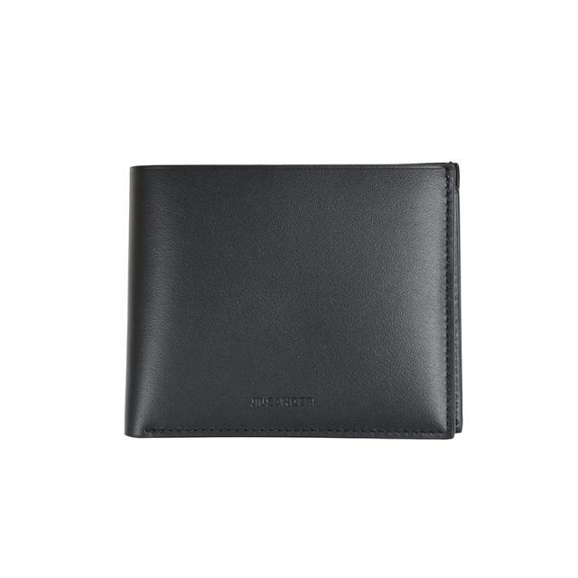 JIL SANDER ジルサンダー ブラック二つ折り財布 イタリア正規品